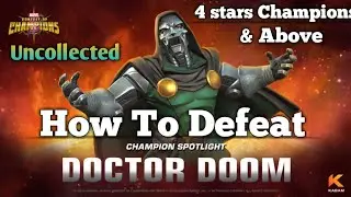 How to defeat Doctor Doom |when Titans Clash!| Uncollected- Marvel Contest of Champions