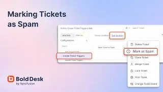 Marking Tickets as Spam