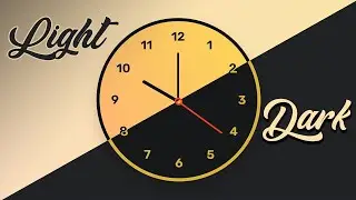 Dark Mode Analog Clock | Build with JavaScript, HTML & CSS