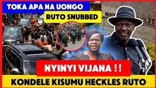 UNBELIEVABLE IN KISUMU!! ANNOYED YOUTHS HECKLES RUTO AS HE TRIED TO ATTACK GACHAGUA & MATIANG'I!!