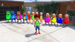Motu Patlu Playing Hide And Seek With Colorfull Zone The Don In Gta 5 | Motu Patlu In Gta V