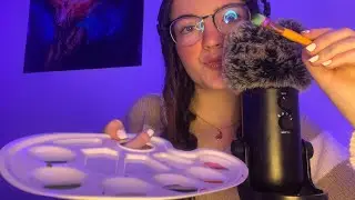 ASMR|| TE PINTO LA CARA 👅🎨 (spit painting)