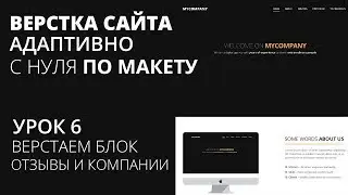Верстка сайта с нуля по макету - компании и отзывы