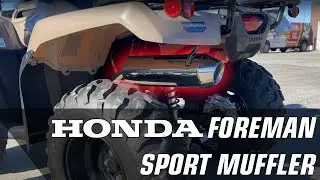 NEW RPM Full Sport Exhaust For The Honda Foreman Rubicon!!