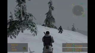 SOCOM: U.S. Navy SEALs - PS2 - Mission 2 - Op Frostbite: Ghost Town (Semi-Blind)