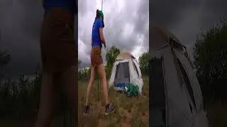 Dallas Sun Solo Camping and Cooking Food in forest #356 #shorts #shortsfeed  #reels #shortvideo
