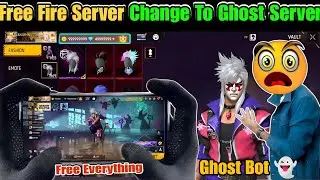 FREE FIRE SERVER CHANGE TO GHOST SERVER FULL SETUP | HOW TO DOWNLOAD NEW GHOST BOT ALL DEVICE WORK📲🔥
