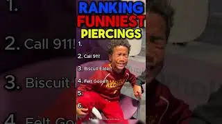 Ranking Funniest Ear Piercings! #funny