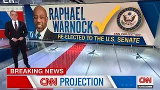 Репортаж CNN о втором туре выборов в Сенат Джорджии 2022 года &mdash; все ключевые оповещения о гонке и...