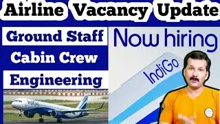 Ground staff interview | Airline Job | Indigo airlines vacancy 2022 |  Airport job | @flyairAcademy
