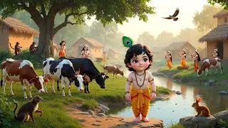 Vrindavan Ki Historical Kahani | Little Krishna Story | Hindi Devotional Historical Story