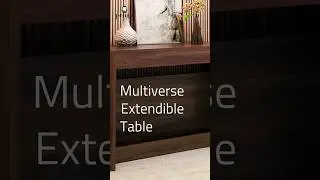 Our extendible table is perfect for small houses #spacesavingfurniture #functionalfurniture