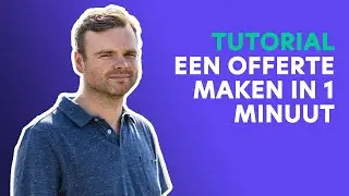 Een offerte maken in 1 minuut met CoManage