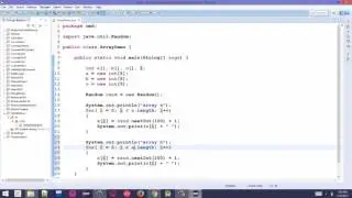adding   array  in   java