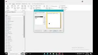 Creating demo Attendance report in by Student by Month with Buttons in Ms Access