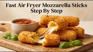 Fast Air Fryer Mozzarella Sticks - Crispy Cooking Guide Step By Step