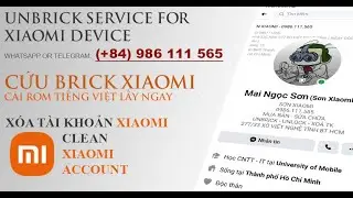 HƯỚNG DẪN UNBRICK XIAOMI REDMI K30 PRO - TESTPOINT 9008 - SƠN XIAOMI - 0986.111.565