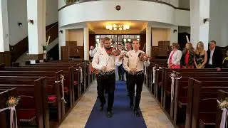 Wejście do kościoła z góralską kapelą | Zespół Sprytni