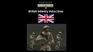 Combat Mission Shock Force 2: British Infantry Voice Lines (English)
