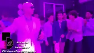 Pittbull Impersonator for Hire. Fifth Avenue Events & Entertainment (818) 368-3299