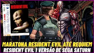 Live Jogando Resident Evil Sega Saturn | MARATONA Resident Evil até REQUIEM! (Jill)