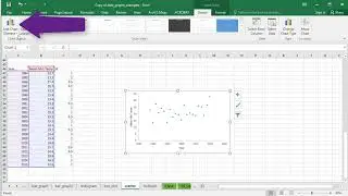 Scatter plots with Error Bars in Excel