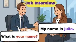 Job Interview in English  |  Job interview Questions & Answers | Easy English Speaking