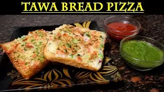 Tawa Bread Pizza without mozzarella cheese and pizza sauce #Episode-04 | Taranjeet Kitchen |