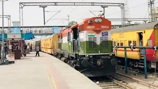 TRAIN JOURNEY chugging alco TKD WDM3A ( Bathinda to Fazilka ) #trainjourney #indianrailways 