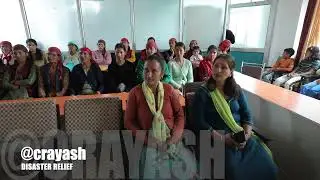 Crayash Team Reaches Bagsaid Cloudburst Area for Health & Hygiene Support