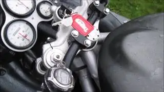 Triumph Daytona T595 Top Yoke Conversion Finished