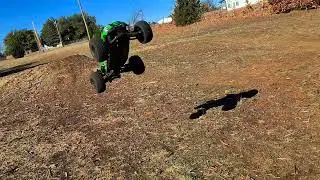 TRAXXAS XRT: before and after Castle Momba Monster 8s ESC UPGRADE.