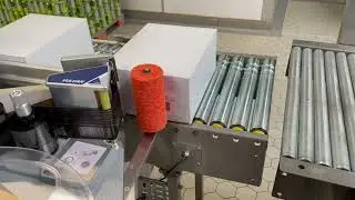 ICE Vulcan Print & Apply Labeller side apply system - Fourpure Brewing Co