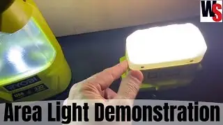 Which Works Best? Comparing Two #RyobiToolsUSA ONE+ 18V Area Lights For Camping And Tenting