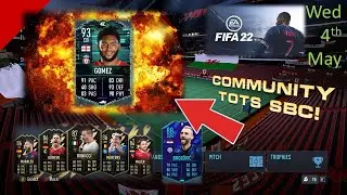 Fifa 22  |   Community TOTS GUARANTEED SBC Pack!  &  93 rated Joe Gomez Flashback!  Awful TOTW