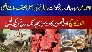 Fake Food News in Lahore | Donkey, Frog & Dead Meat Rumors | Food Vlogger Responsibility