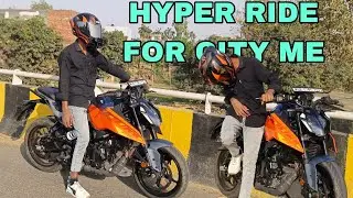 2025 DUKE 250 HYPER RIDE FOR CITY ME || ktm duke 250 hyper riding ktm