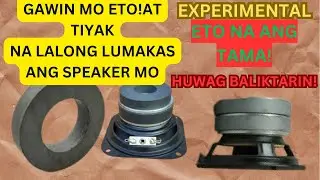 FULL TUTORIAL,TEKNIK!ANG KATOTOHANAN sa TAMANG PAGKABIT NG DAGDAG MAGNET SA SPEAKER