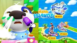 NEW ADVENTURE HANK!! My Talking Hank: Islands Gameplay (Android, iOS Game) #tomhappy 