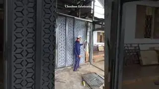 Three door Sliding Folding Trending Main Gate #slidingfoldinggate #trending #entrance #design #idea
