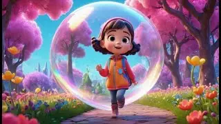 Flying in a Bubble Balloon | Soaring Song for Kids | Imaginative Rhyme with Colors, Clouds & Dreams