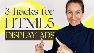 3 weeks to 3 days to generate HTML5 display ads