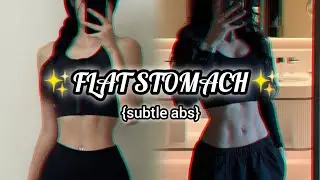 &ldquo;Flat Stomach & Subtle Abs Subliminal ✨ Toned Core, Defined Lines, Sexy Aesthetic Body&rdquo;