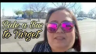 Ride a bus to target, modesto and buying personal items