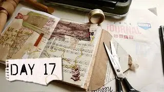 Junk Journal July Day 17 &bull; Journal Challenge 2024 &bull; Aged #junkjournaljuly2024