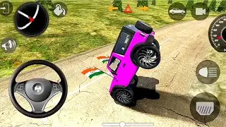 Mahindra Thar Lovers. Jai Veeru Song 🚨🔥 indian car simulator 3d game... redMahindra thar modified