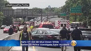 Parts Of I-83 SB Shut Down While Baltimore Police Investigate Fatal Accident