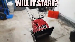 WILL IT START? Toro Single Stage Snowblower