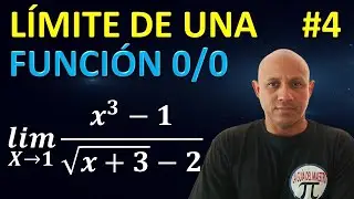 Limite indeterminado aplicando conjugada y diferencia de cubo