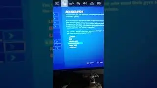 new touch and motion setting in Fortnite flick stick and gyro aming #fortniteupdate